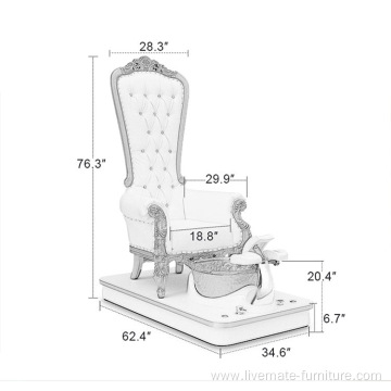 luxury pedicure wholesale and cheap wedding throne chair